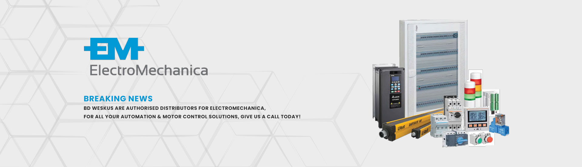 BD Weksus is a distributor of EM ElectroMechanica