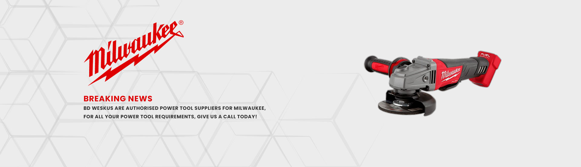BD Weksus is a distributor of Milwaukee Power Tools