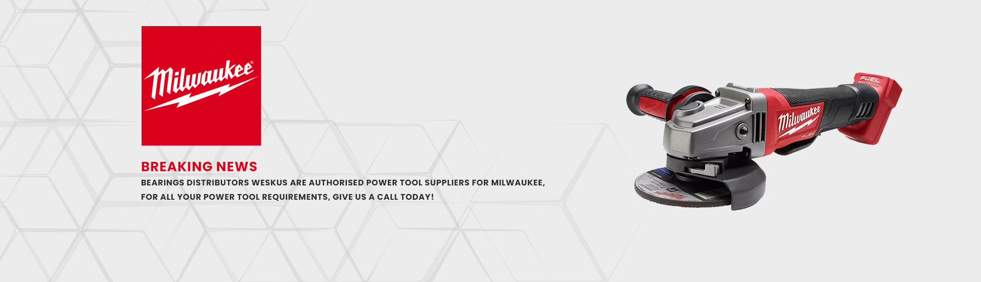 BD Weksus is a distributor of Milwaukee Power Tools